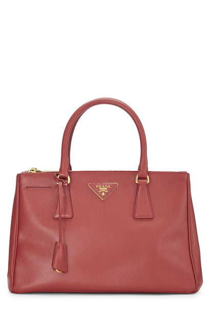 Prada,  Red Saffiano Executive Tote Medium, Red