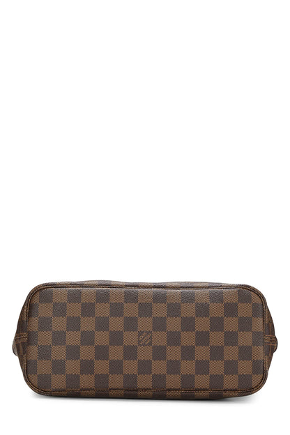 Louis Vuitton,  Damier Ebene Neverfull PM, Brown