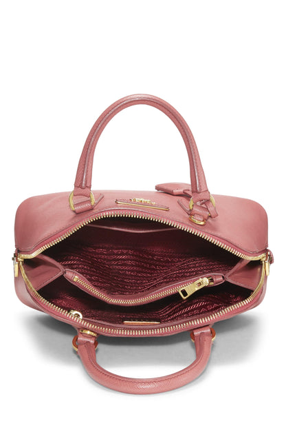 Prada,  Pink Saffiano Leather Promenade Small, Pink