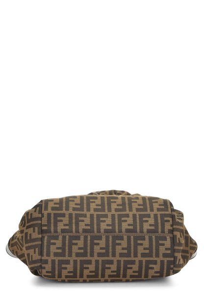 Fendi,  Brown Zucca Canvas Chef Pocket Tote Large, Brown
