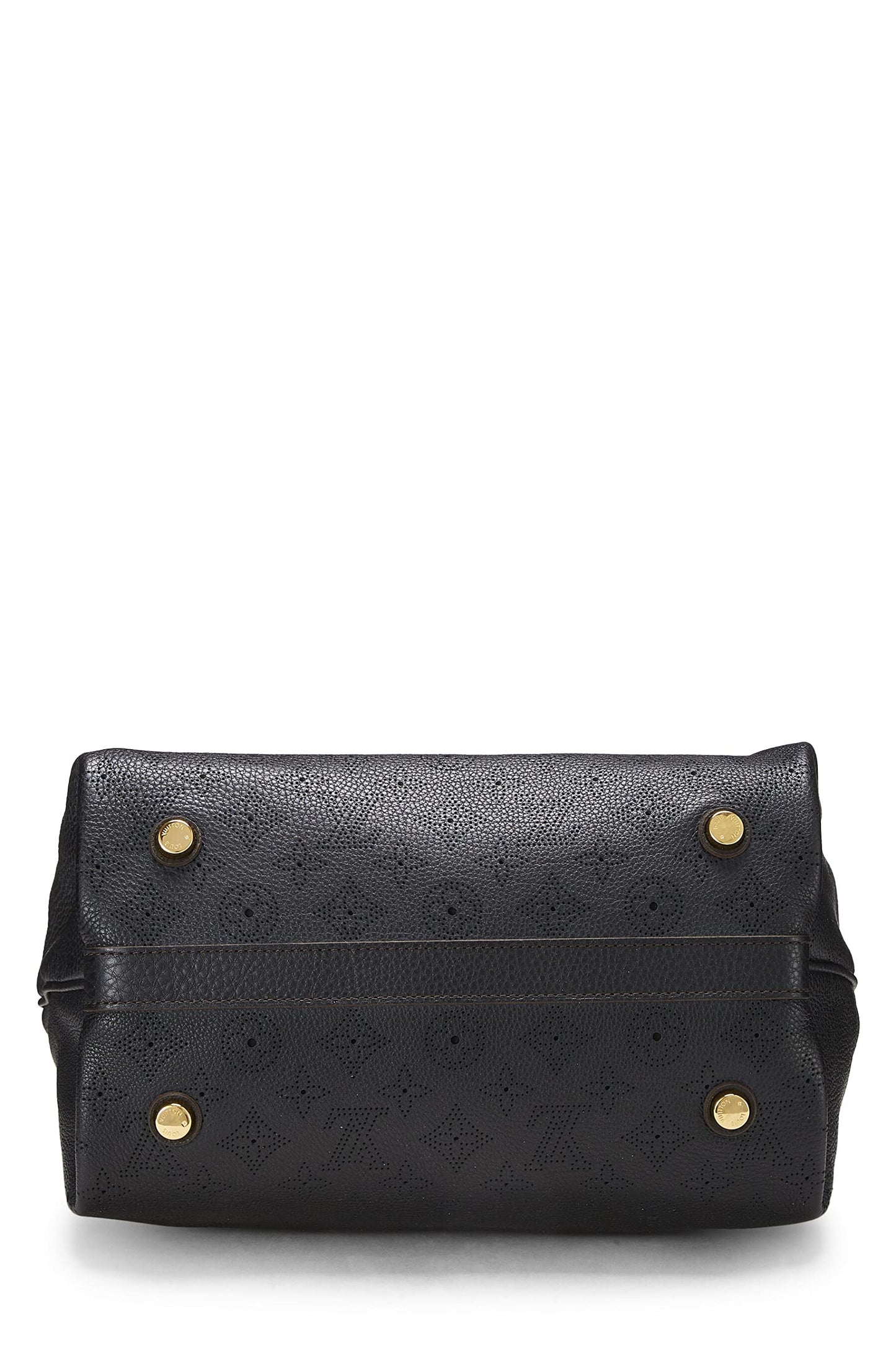 Louis Vuitton,  Black Monogram Mahina Cirrus PM, Black