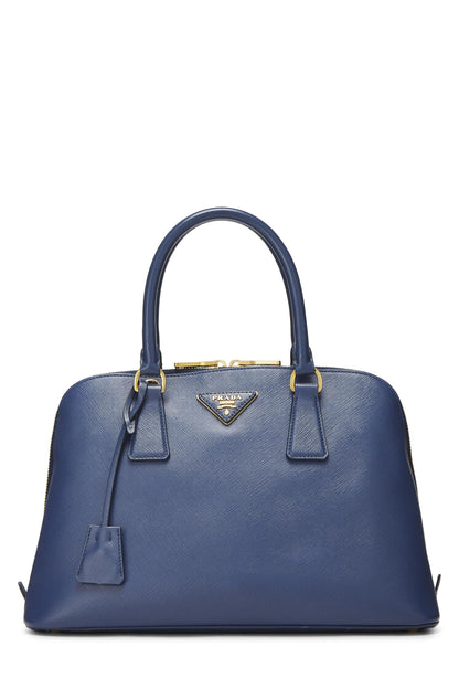 Prada,  Blue Saffiano Promenade Medium, Blue