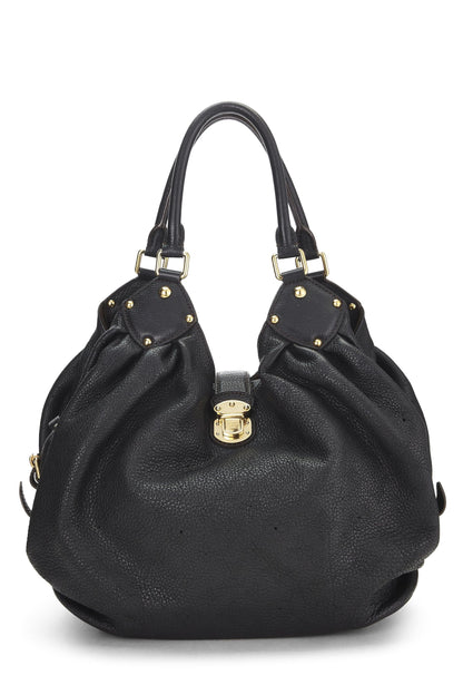 Louis Vuitton,  Black Monogram Mahina Large, Black