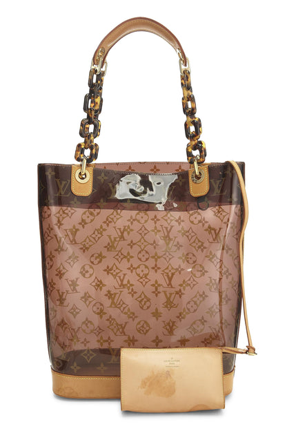 Louis Vuitton,  Monogram Ambre Vinyl Cabas MM, Brown