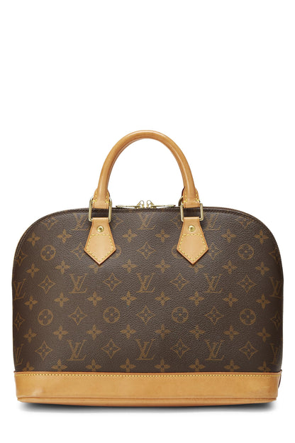 Louis Vuitton,  Monogram Canvas Alma PM, Brown
