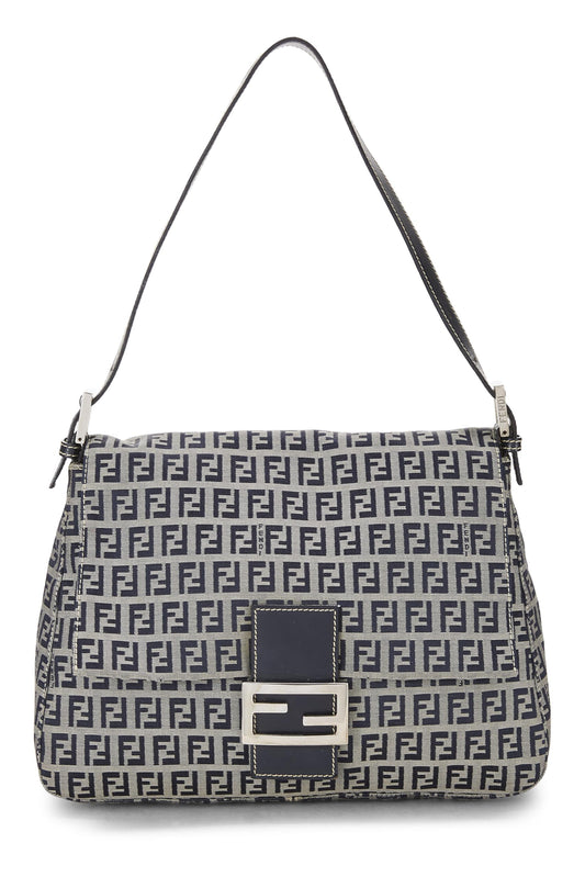 Fendi,  Navy Zucchino Canvas Mama, Navy