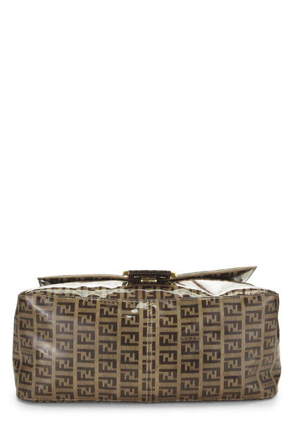 Fendi,  Brown Zucchino Vinyl Mama, Brown