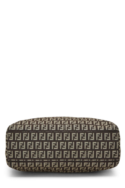 Fendi,  Brown Zucca Canvas Selleria Vertical Tote Small, Brown