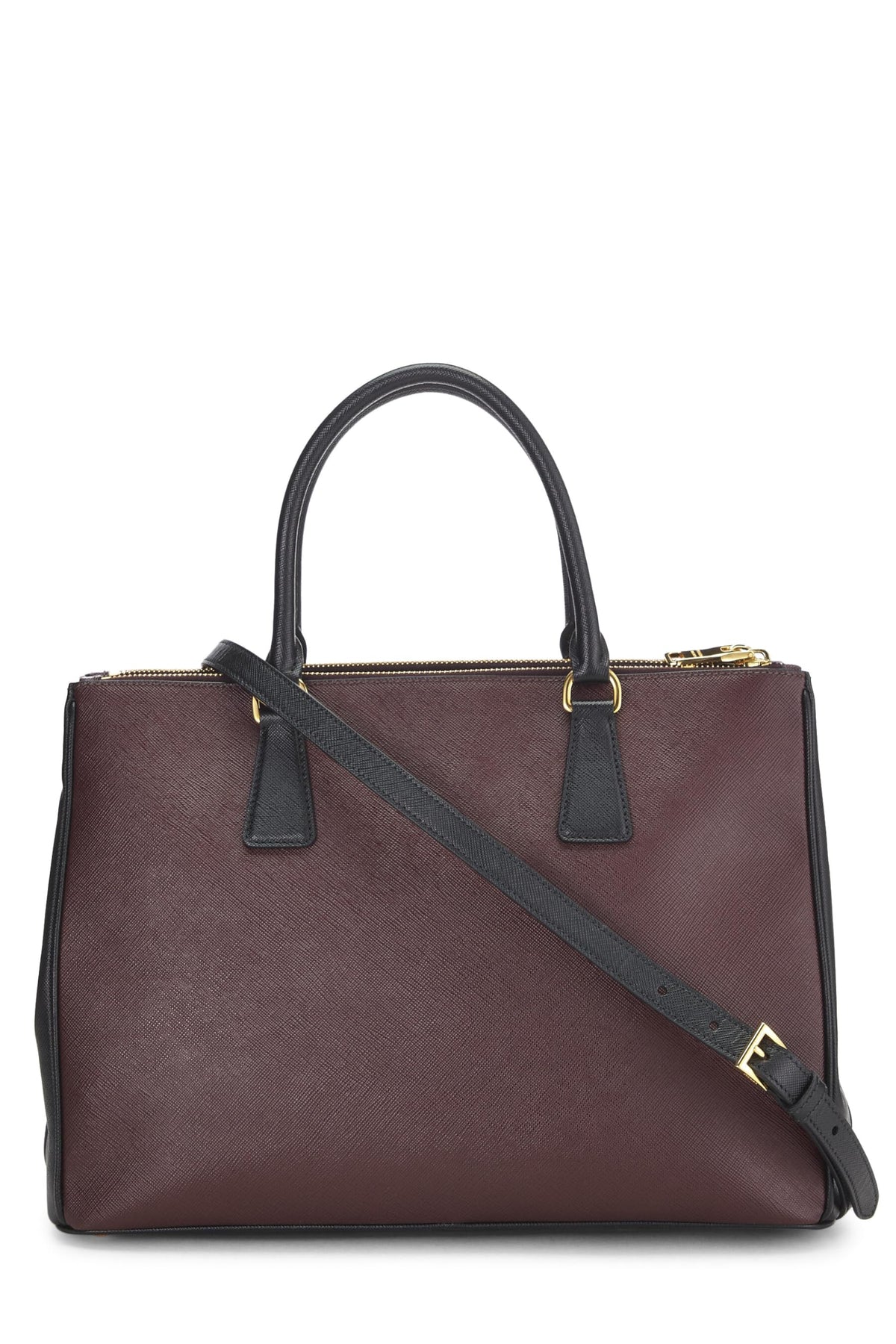 Prada,  Burgundy Saffiano Executive Tote Medium, Multi