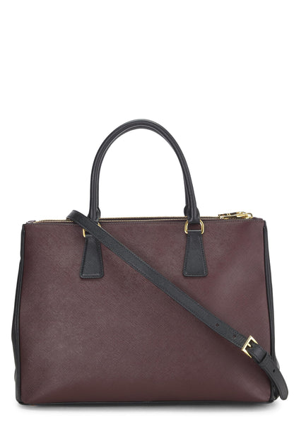 Prada,  Burgundy Saffiano Executive Tote Medium, Multi