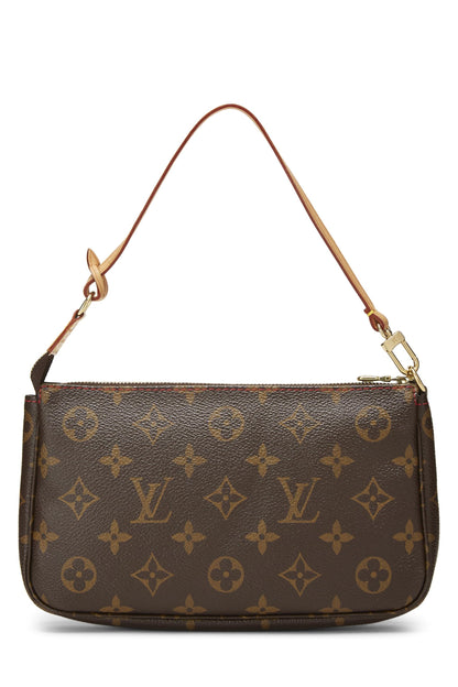 Louis Vuitton,  Takashi Murakami x Louis Vuitton Monogram Cerise Pochette Accessories, Brown