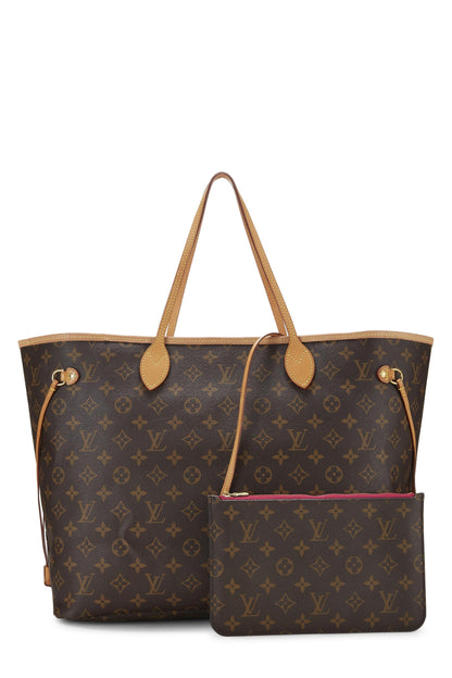 Louis Vuitton,  Monogram Canvas Neverfull GM, Pink