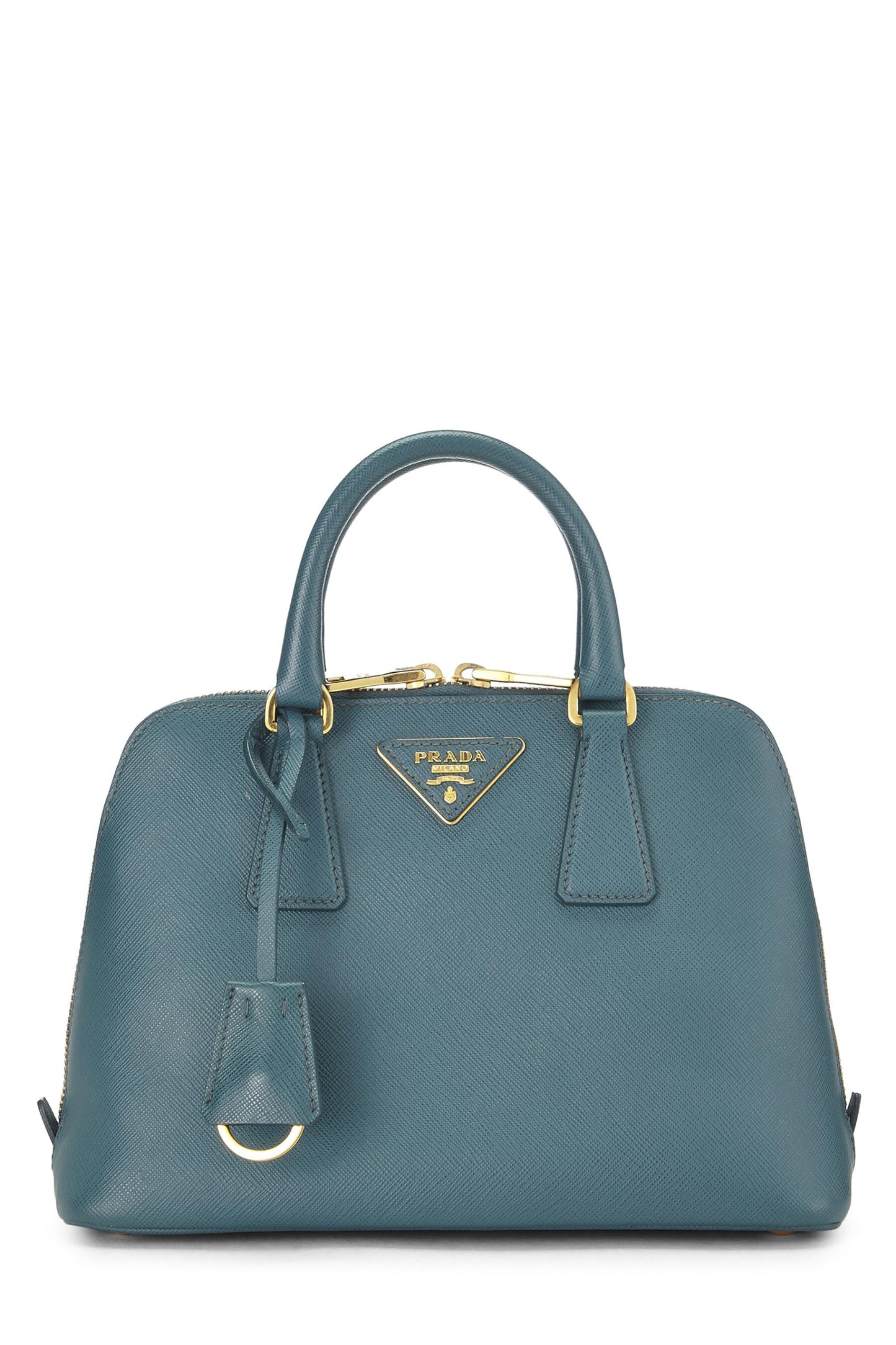 Prada,  Blue Saffiano Promenade Small, Blue