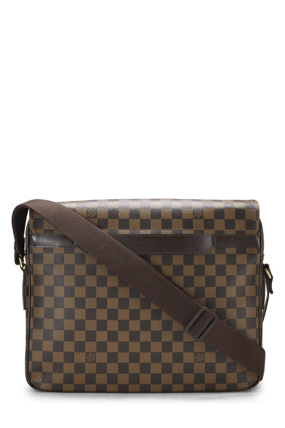 Louis Vuitton,  Damier Ebene Shelton GM, Brown