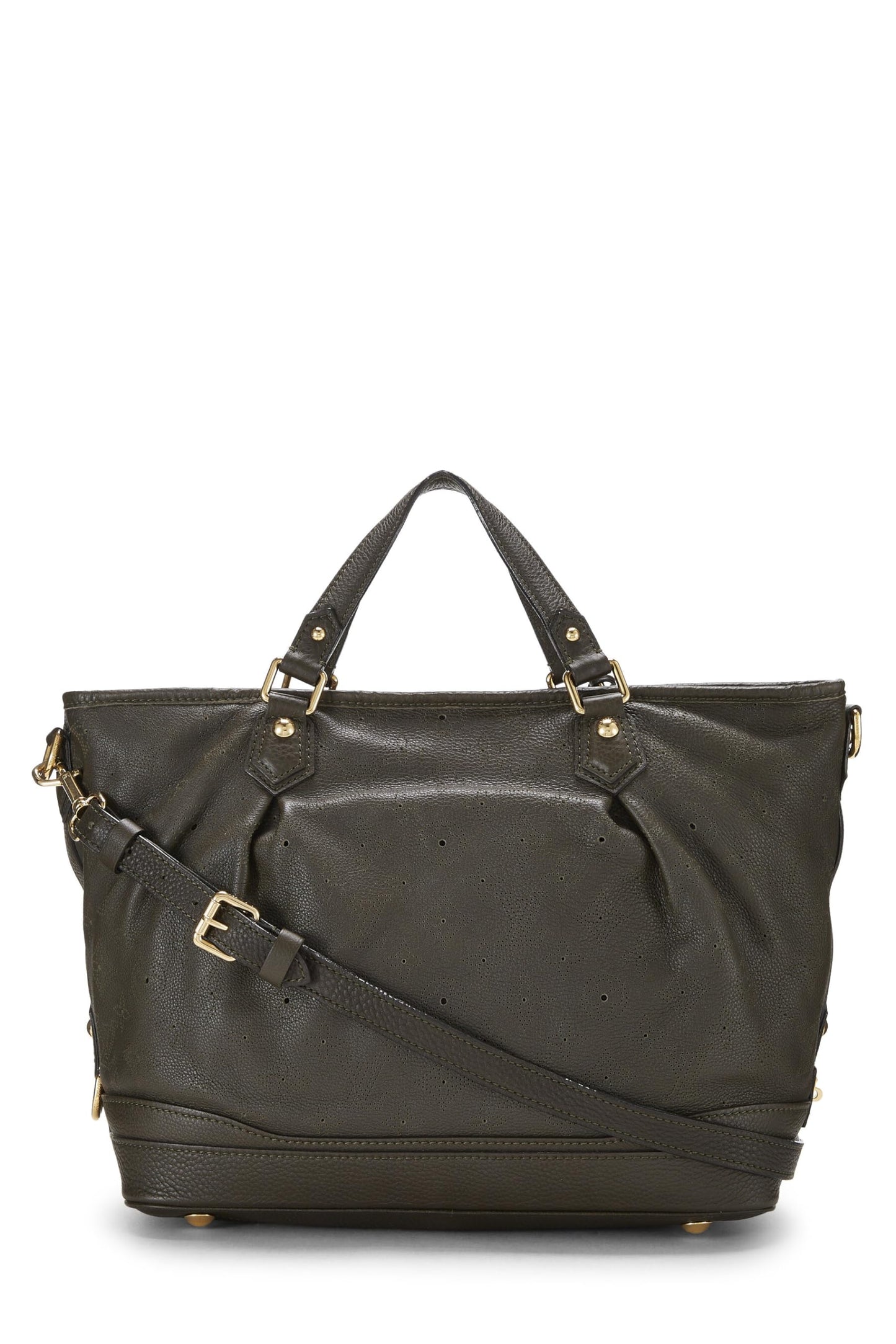 Louis Vuitton,  Green Monogram Mahina Leather Stellar PM, Green