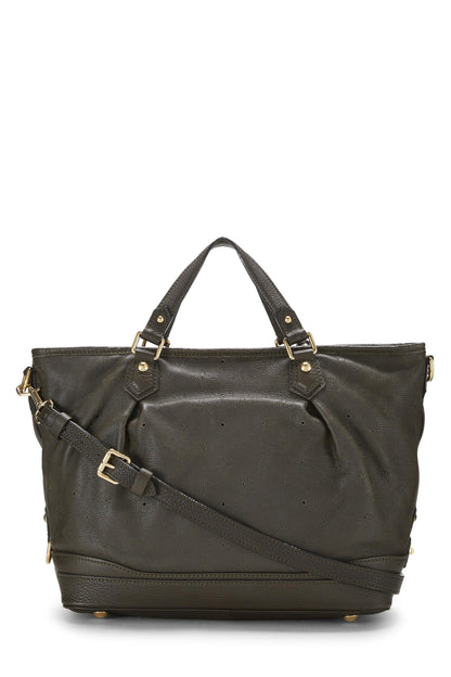 Louis Vuitton,  Green Monogram Mahina Leather Stellar PM, Green