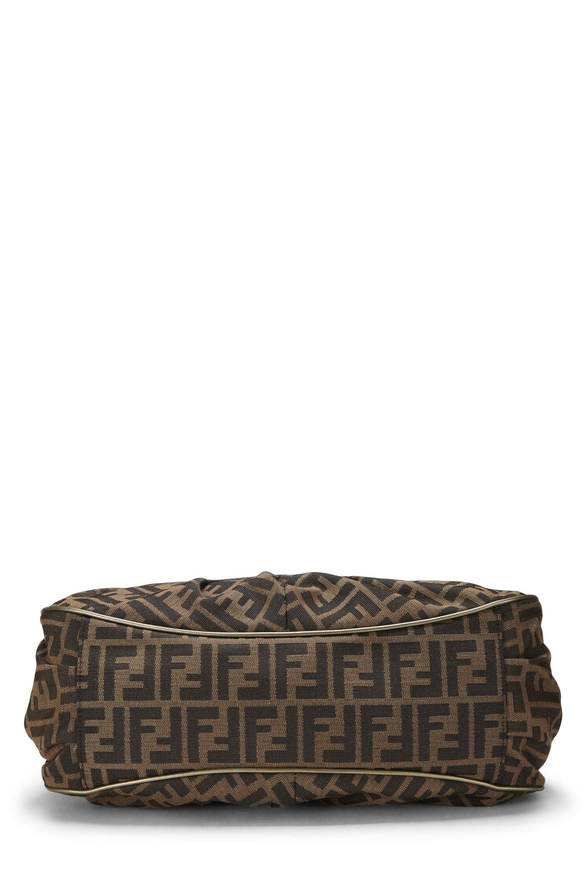 Fendi,  Brown Zucca Canvas Chef Medium, Silver