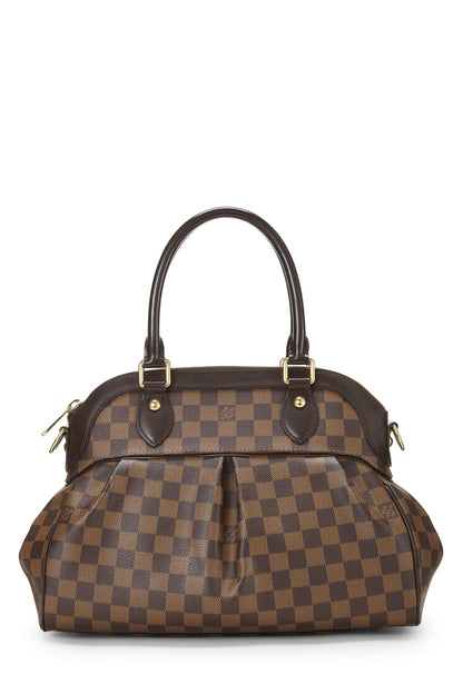 Louis Vuitton,  Damier Ebene Trevi PM, Brown
