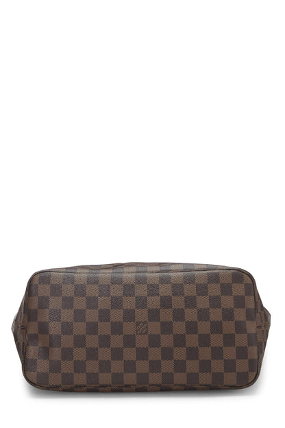 Louis Vuitton,  Damier Ebene Neverfull MM, Brown