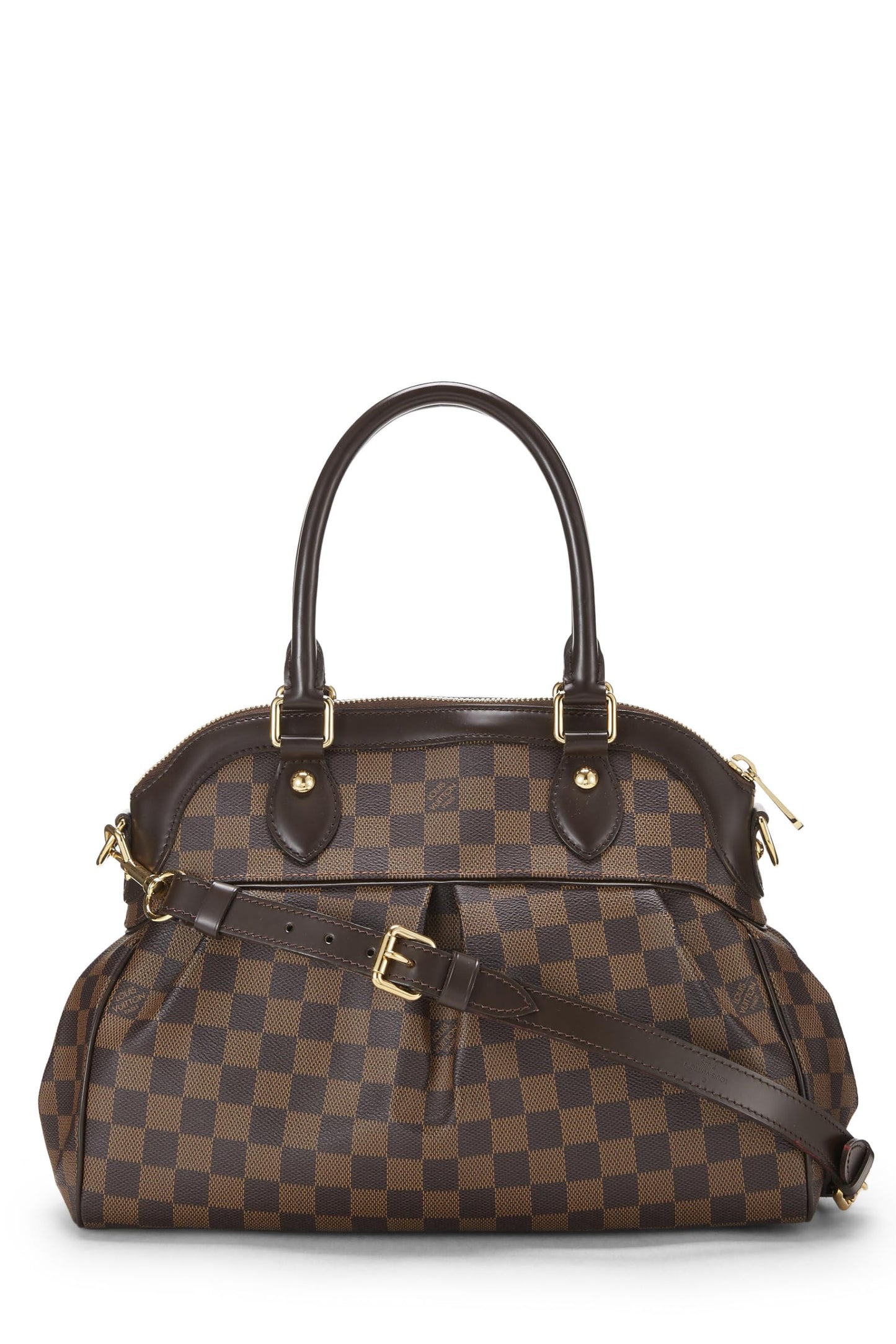 Louis Vuitton,  Damier Ebene Trevi PM, Brown