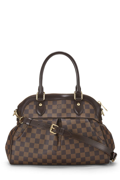 Louis Vuitton,  Damier Ebene Trevi PM, Brown