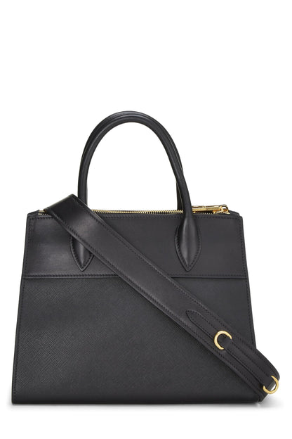 Prada,  Black City Paradigme Handbag Small, Black