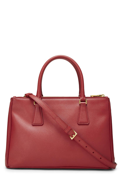 Prada,  Red Saffiano Executive Tote Small, Red