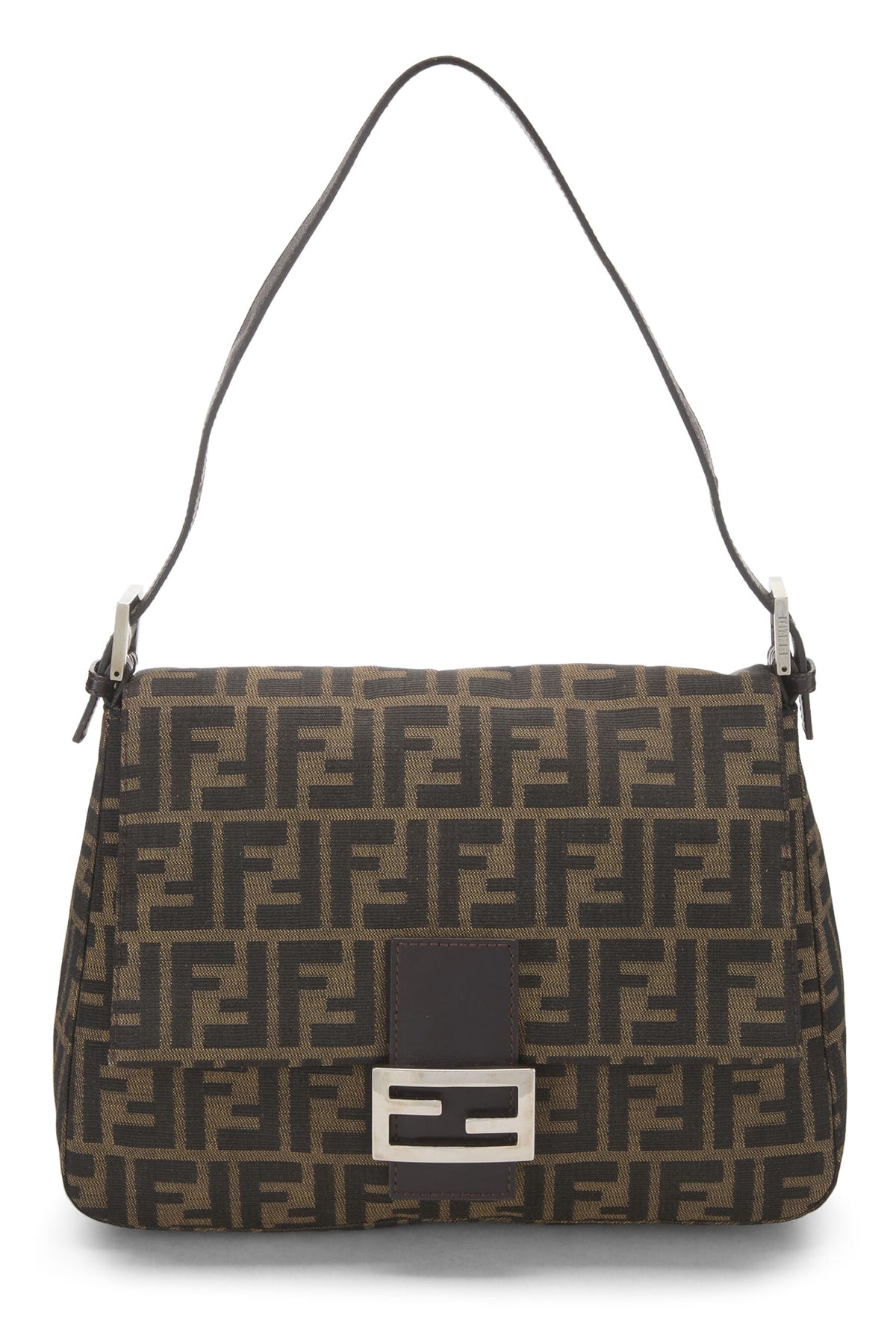 Fendi,  Brown Zucca Canvas Mama, Brown