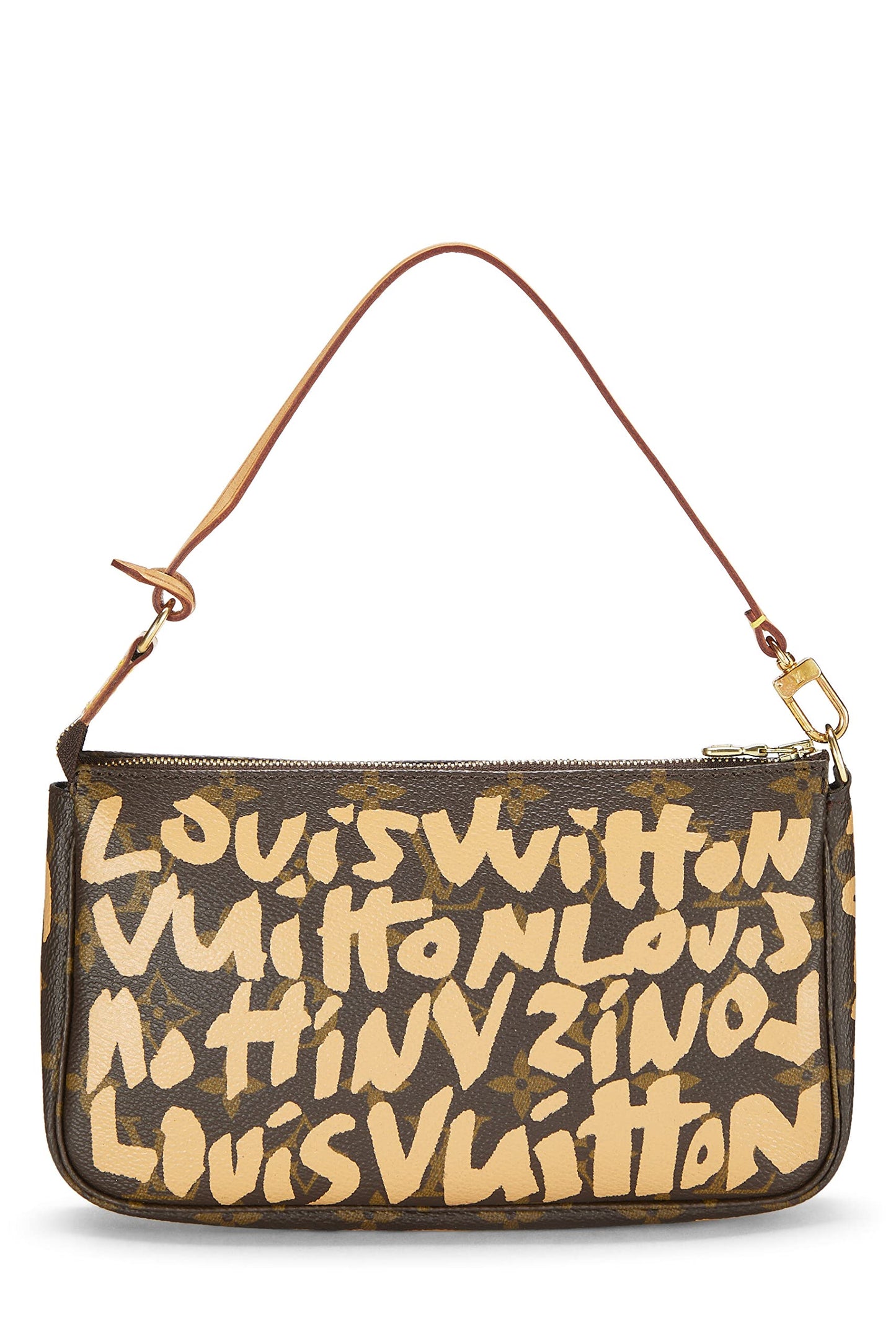 Louis Vuitton,  Stephen Sprouse x Louis Vuitton Beige Graffiti Pochette, Beige