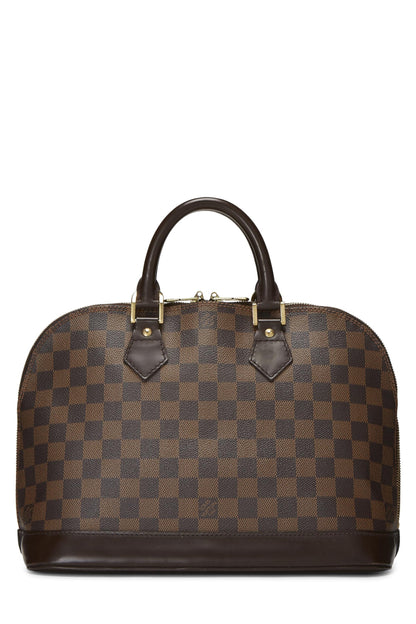 Louis Vuitton,  Damier Ebene Alma PM, Brown