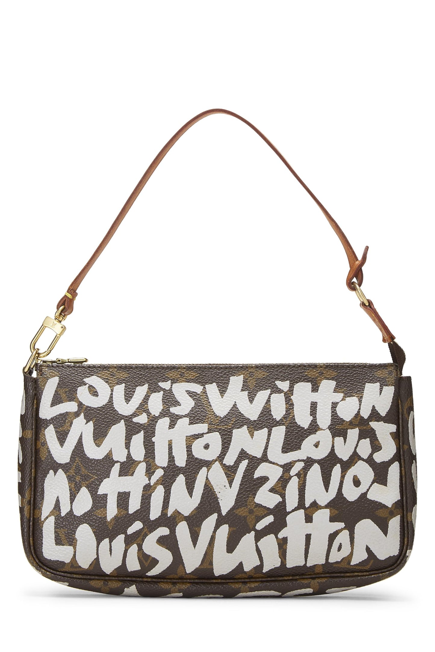 Louis Vuitton,  Stephen Sprouse x Louis Vuitton Grey Monogram Graffiti Pochette Accessories, Grey