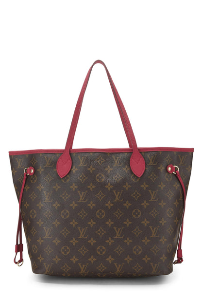 Louis Vuitton,  Pink Mauve Monogram Canvas Ikat Flower Neverfull MM, Pink