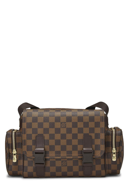 Louis Vuitton,  Damier Ebene Melville Messenger, Brown