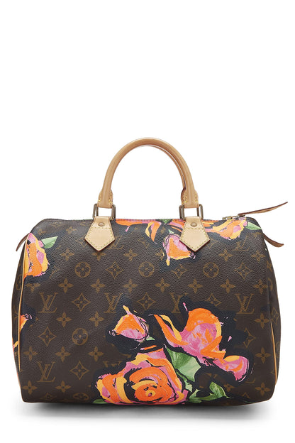 Louis Vuitton,  Stephen Sprouse x Monogram Roses Speedy 30, Brown