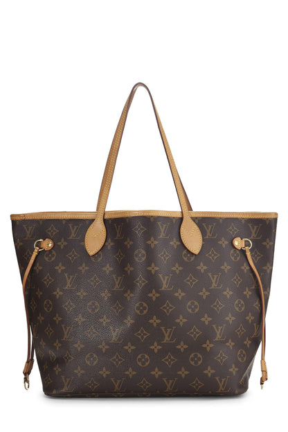 Louis Vuitton,  Monogram Canvas Neverfull MM NM, Red