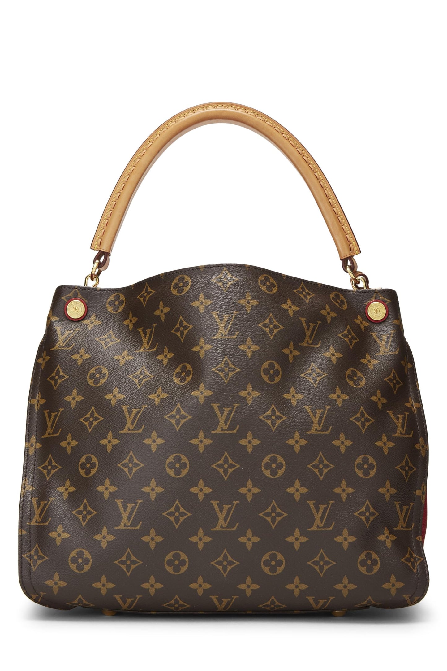 Louis Vuitton,  Red Monogram Canvas Gaia, Brown