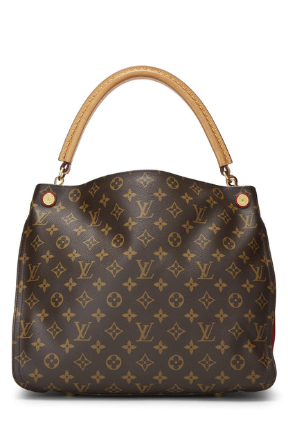 Louis Vuitton,  Red Monogram Canvas Gaia, Brown