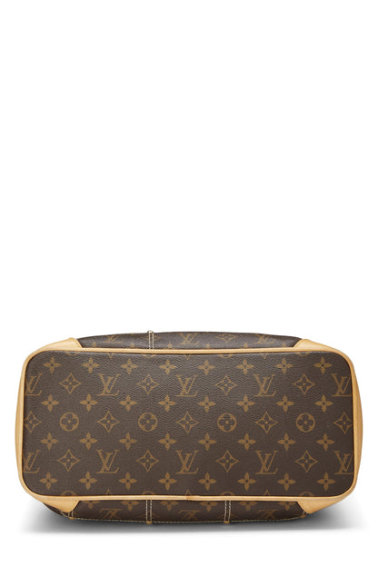 Louis Vuitton,  Monogram Canvas Riveting Shoulder Bag, Brown