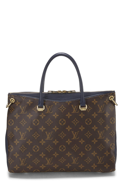 Louis Vuitton,  Navy Monogram Canvas Pallas NM, Navy