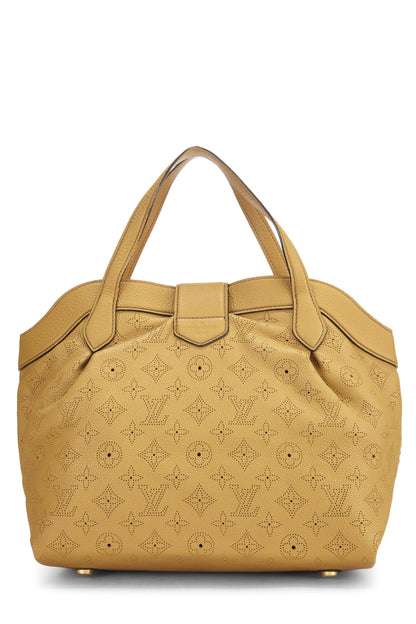 Louis Vuitton,  Yellow Monogram Mahina Sevres PM, Yellow