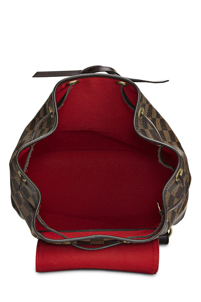 Louis Vuitton,  Damier Ebene Montsouris MM, Brown