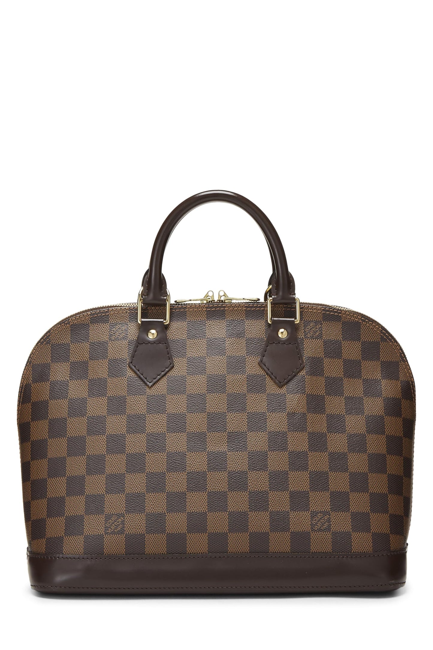 Louis Vuitton,  Damier Ebene Alma PM, Brown