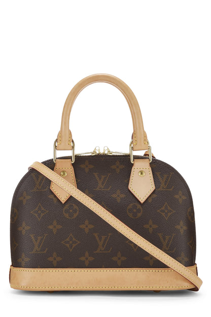 Louis Vuitton,  Monogram Canvas Alma BB, Brown