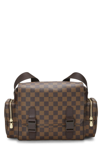 Louis Vuitton,  Damier Ebene Melville Messenger, Brown