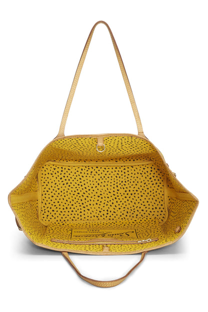 Louis Vuitton,  Yayoi Kusama x Louis Vuitton Yellow Monogram Dots Infinity Neverfull MM, Yellow