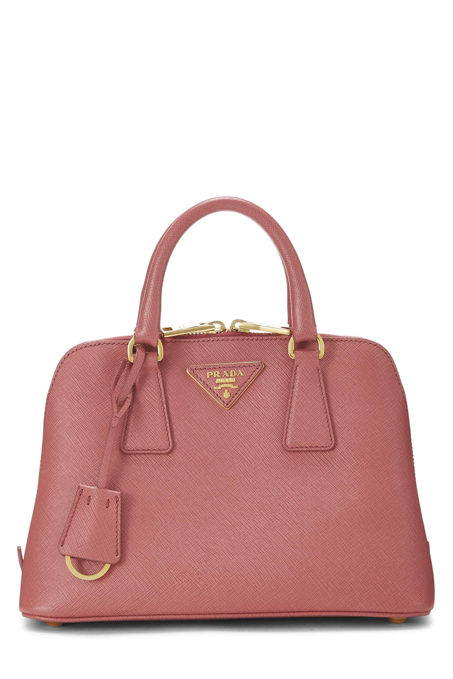 Prada,  Pink Saffiano Leather Promenade Small, Pink