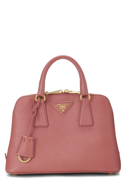 Prada,  Pink Saffiano Leather Promenade Small, Pink