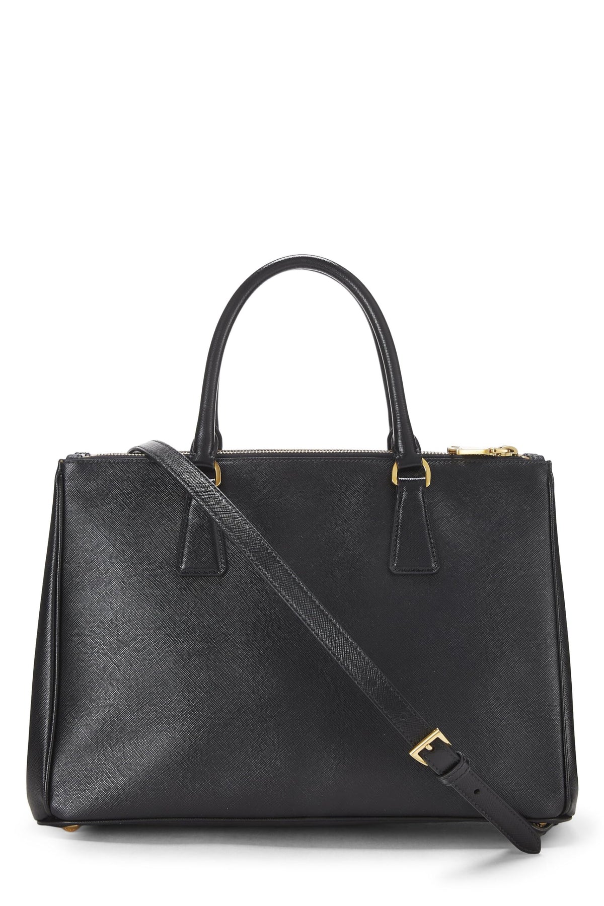 Prada,  Black Saffiano Executive Tote Large, Black