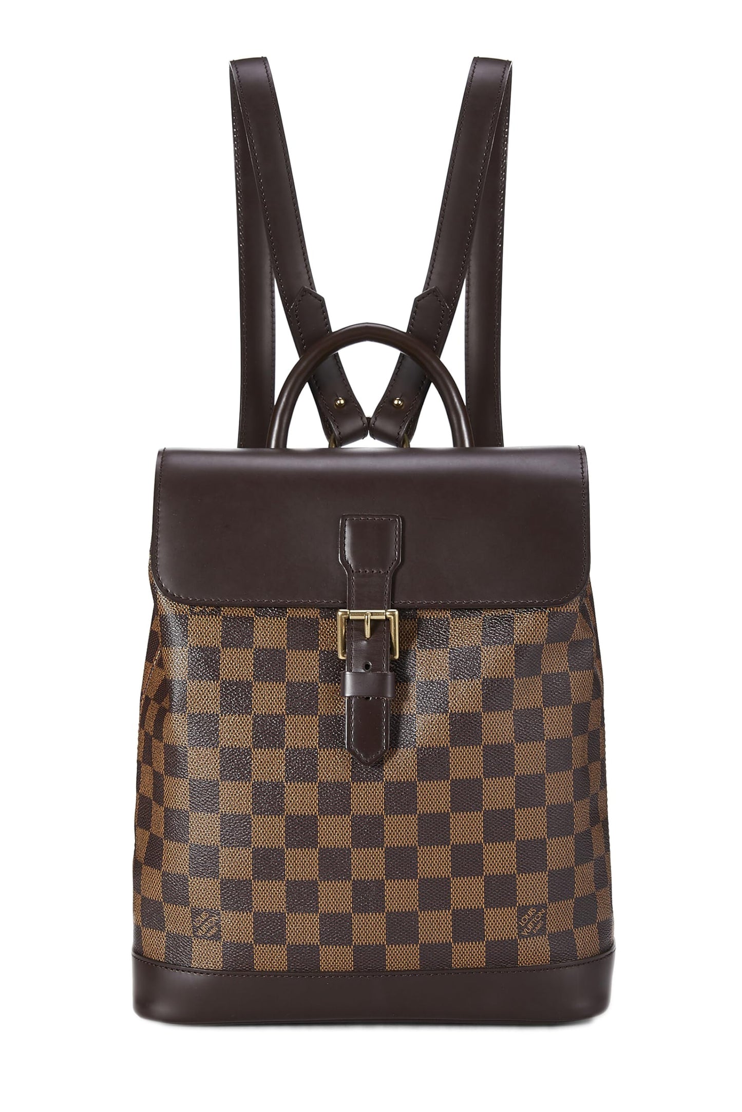 Louis Vuitton,  Damier Ebene Soho, Brown