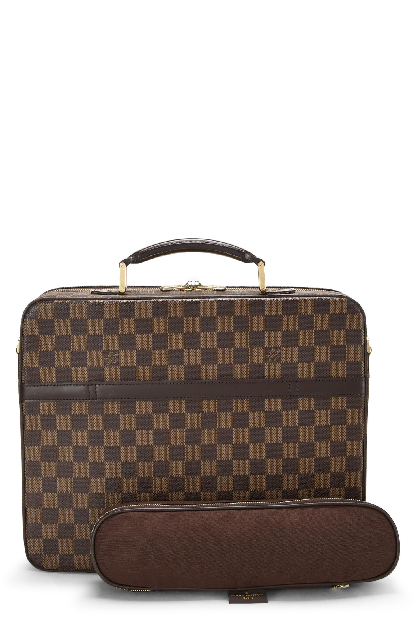 Louis Vuitton,  Damier Ebene Porte Ordinateur Sabana, Brown